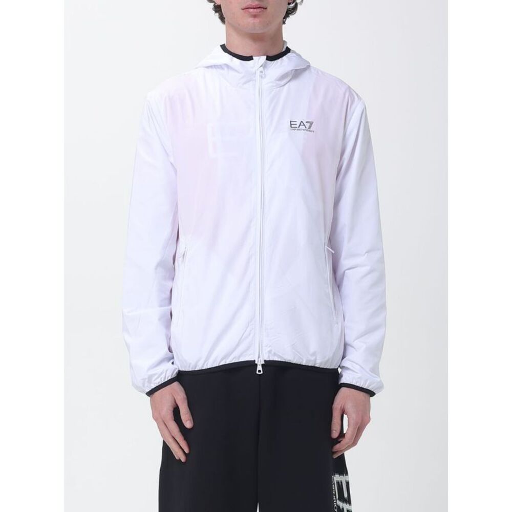 Ea7 Men Technical Fabric Hooded Jacket Ea7